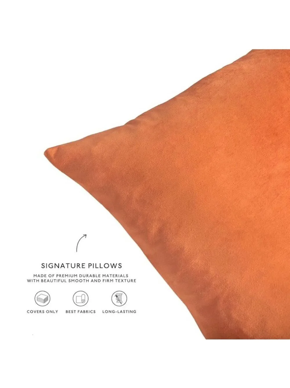 Monday Moose Set Of Two Velvet Pillow Case Burnt Orange Teal 25x25